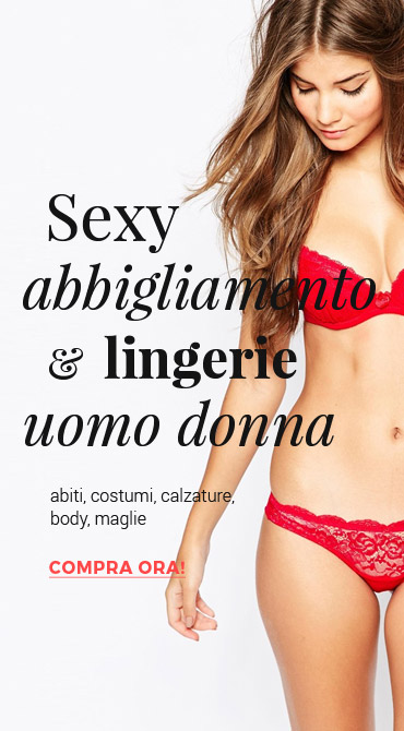 Scopri il nostro abbigliamento erotico e lingerie